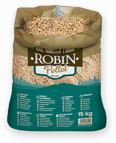 worek pelletu opałowego Robin do kupienia w Wieluniu lub sklepie internetowym